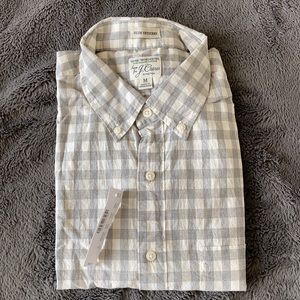 JCrew Secret Wash Gingham Buttondown